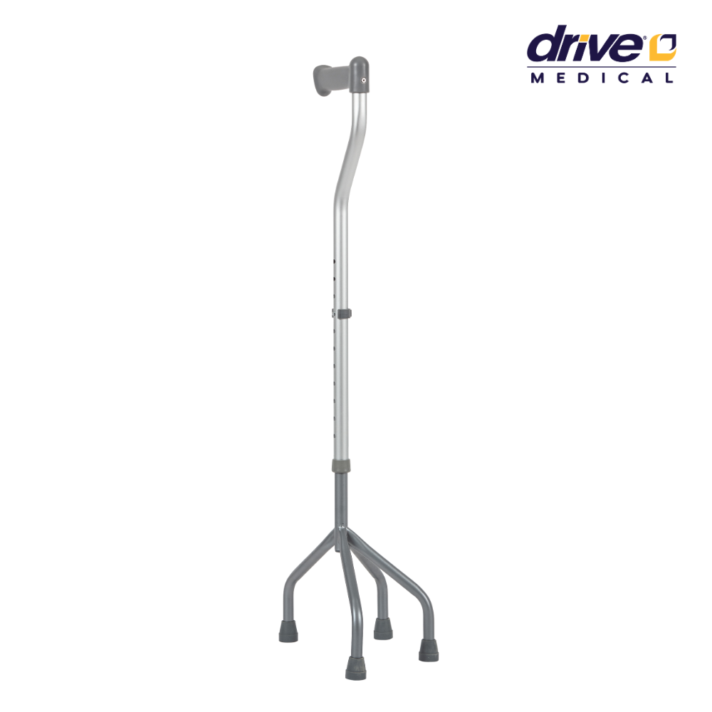 מקל הליכה ארבע רגליים ליציבות ונוחות מקסימלית - דרייב מדיקל