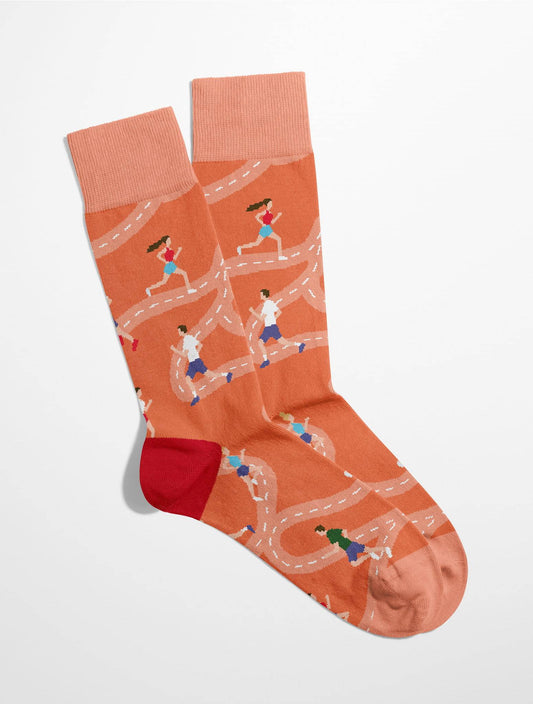 Banana Socks | גרבי כותנה בהדפס דגם ראן פור פאן - Tefen Medical