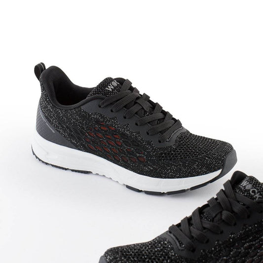 Breelite BLACK GLITTER | נעלי ספורט אורטופדיות - Tefen Medical