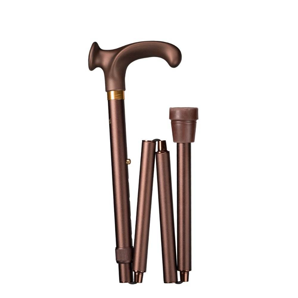 Leverkusen | מקל הליכה מתקפל עם ידית אנטומית - Tefen Medical