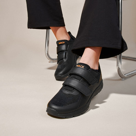 Reblast Velcro BLACK | נעלי ספורט אורטופדיות