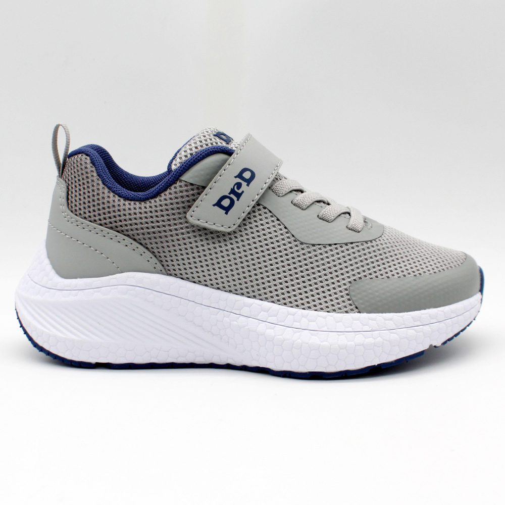 נעלי ספורט לילדים ונוער דגם סטון - אפור כחול