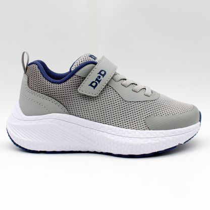 נעלי ספורט לילדים ונוער דגם סטון - אפור כחול