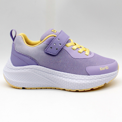 נעלי ספורט לילדים ונוער דגם סטון - סגול צהוב