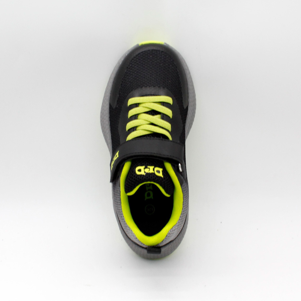 נעלי ספורט לילדים ונוער דגם סטון - שחור ליים