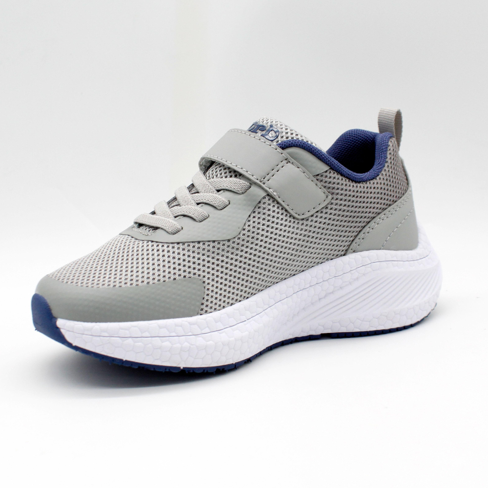 נעלי ספורט לילדים ונוער דגם סטון - אפור כחול