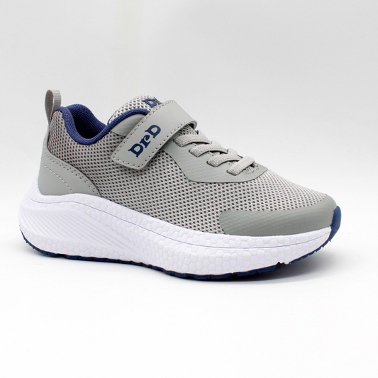 נעלי ספורט לילדים ונוער דגם סטון - אפור כחול