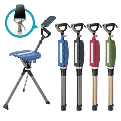 מקל הליכה עם כיסא מתקפל Ta-Da Chair Series 2 PRO