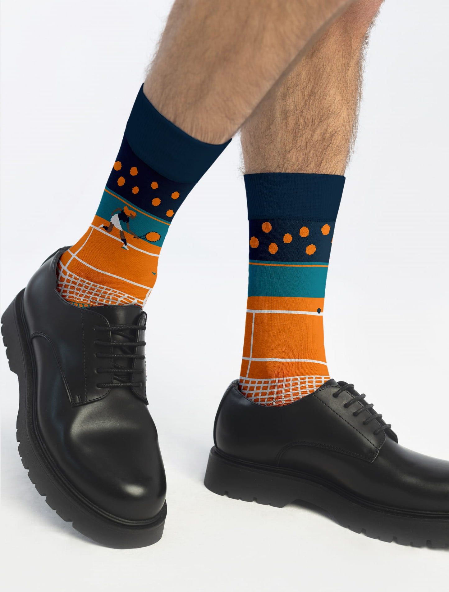 Banana Socks | גרבי כותנה בהדפס דגם טניס