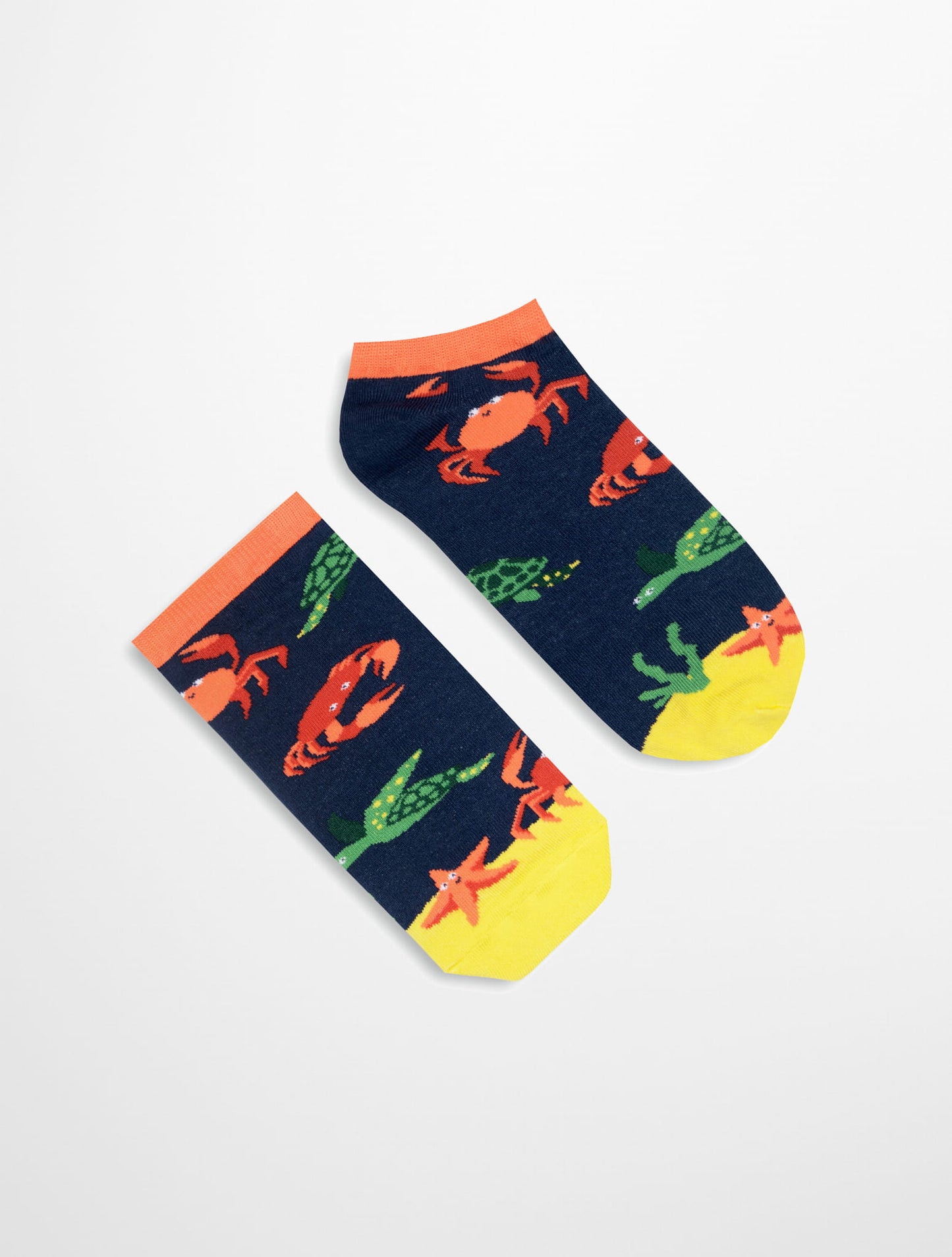 Banana Socks | גרבי כותנה קצרות בהדפס סרטנים