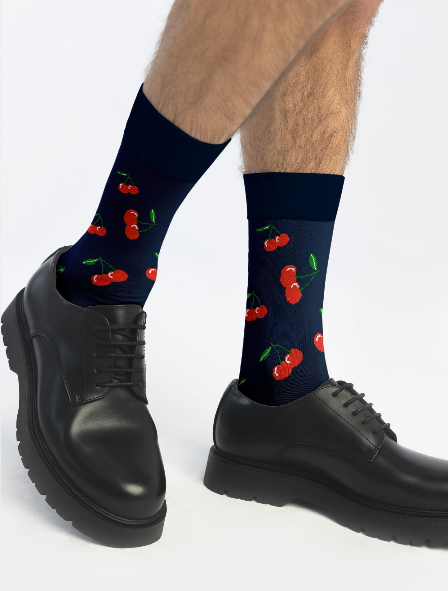 Banana Socks | גרבי כותנה בהדפס דגם דובדבן