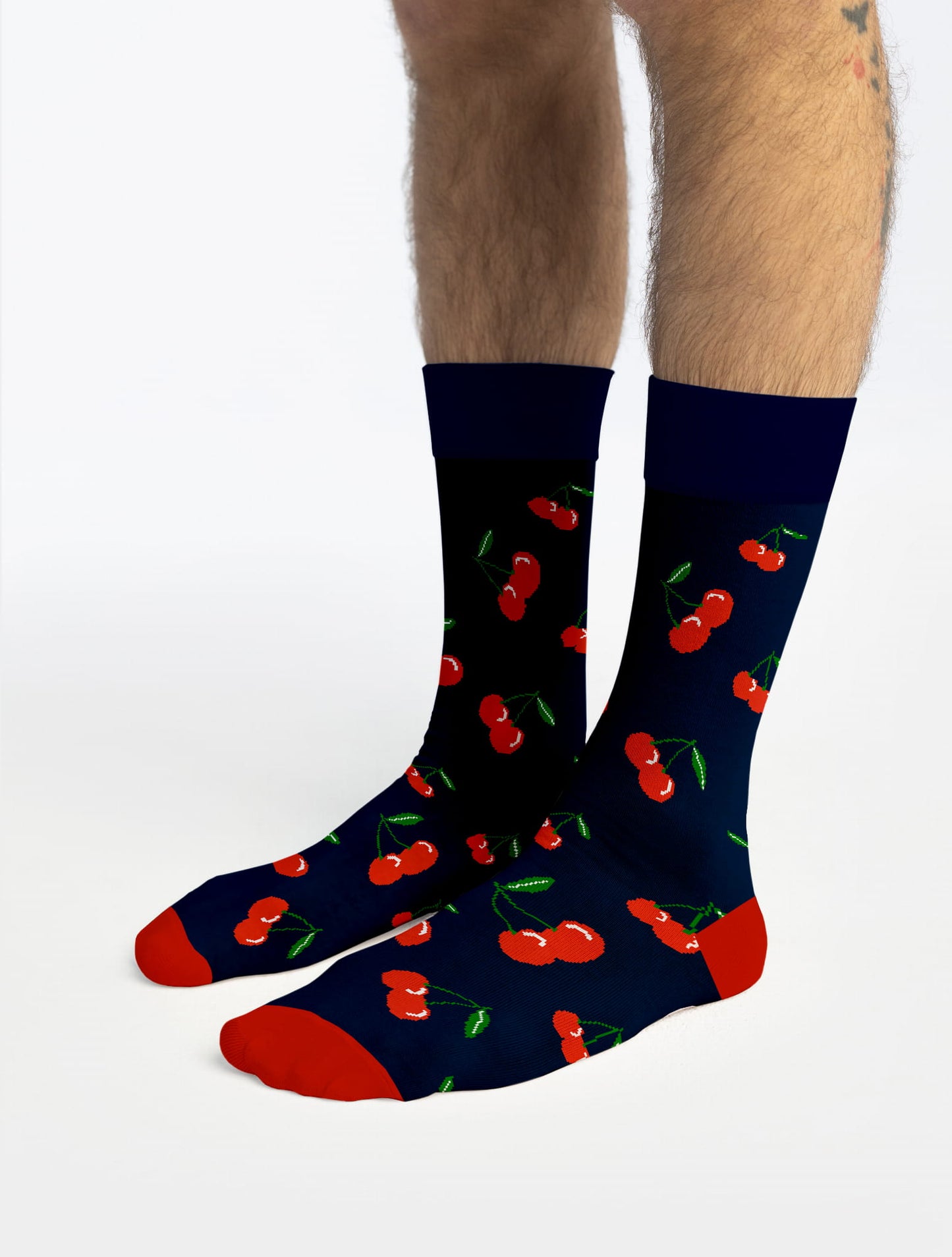 Banana Socks | גרבי כותנה בהדפס דגם דובדבן