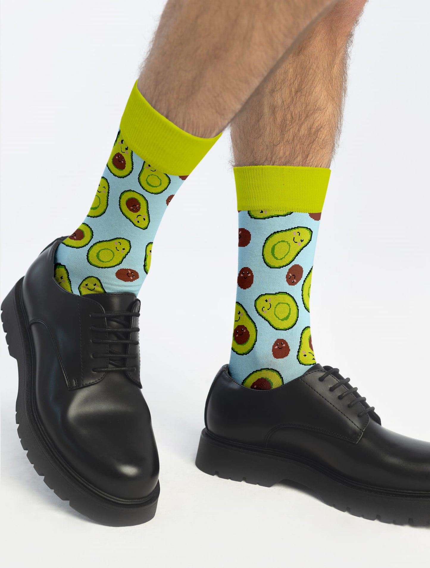 Banana Socks | גרבי כותנה בהדפס אבוקדו שמח