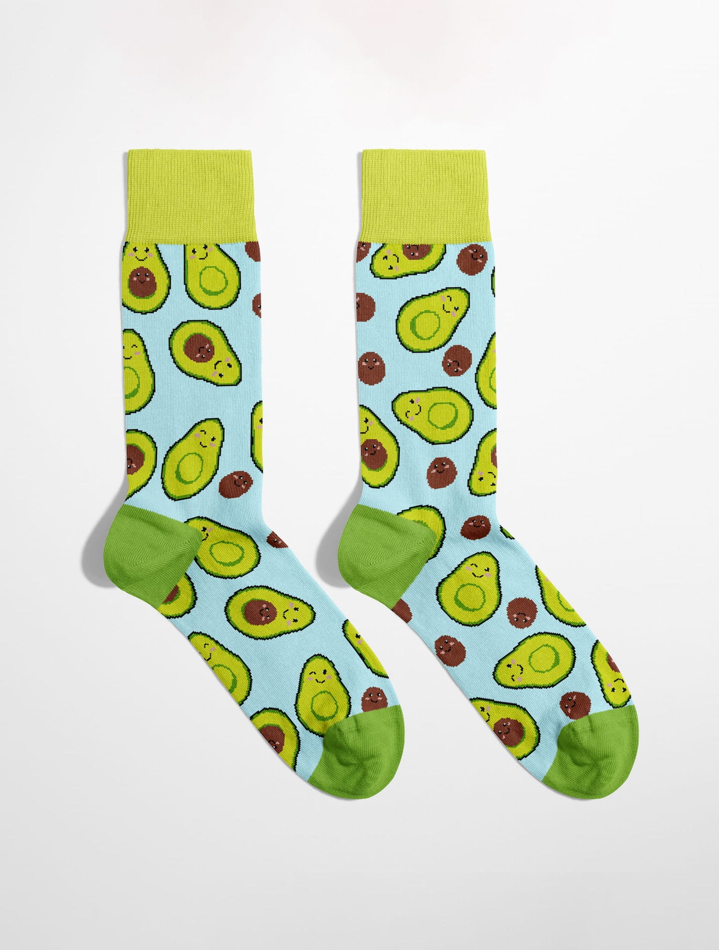 Banana Socks | גרבי כותנה בהדפס אבוקדו שמח