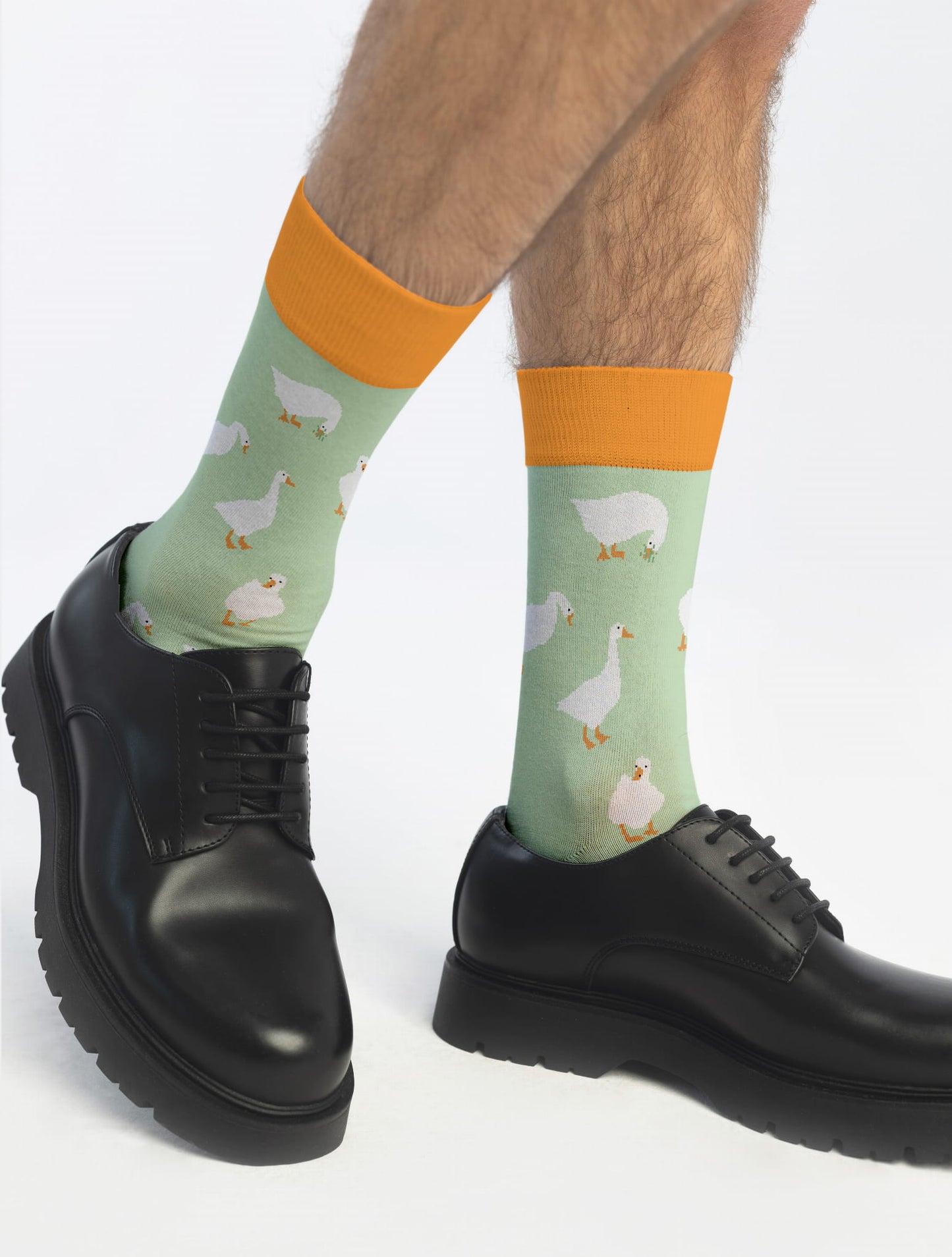 Banana Socks | גרבי כותנה בהדפס אווזים