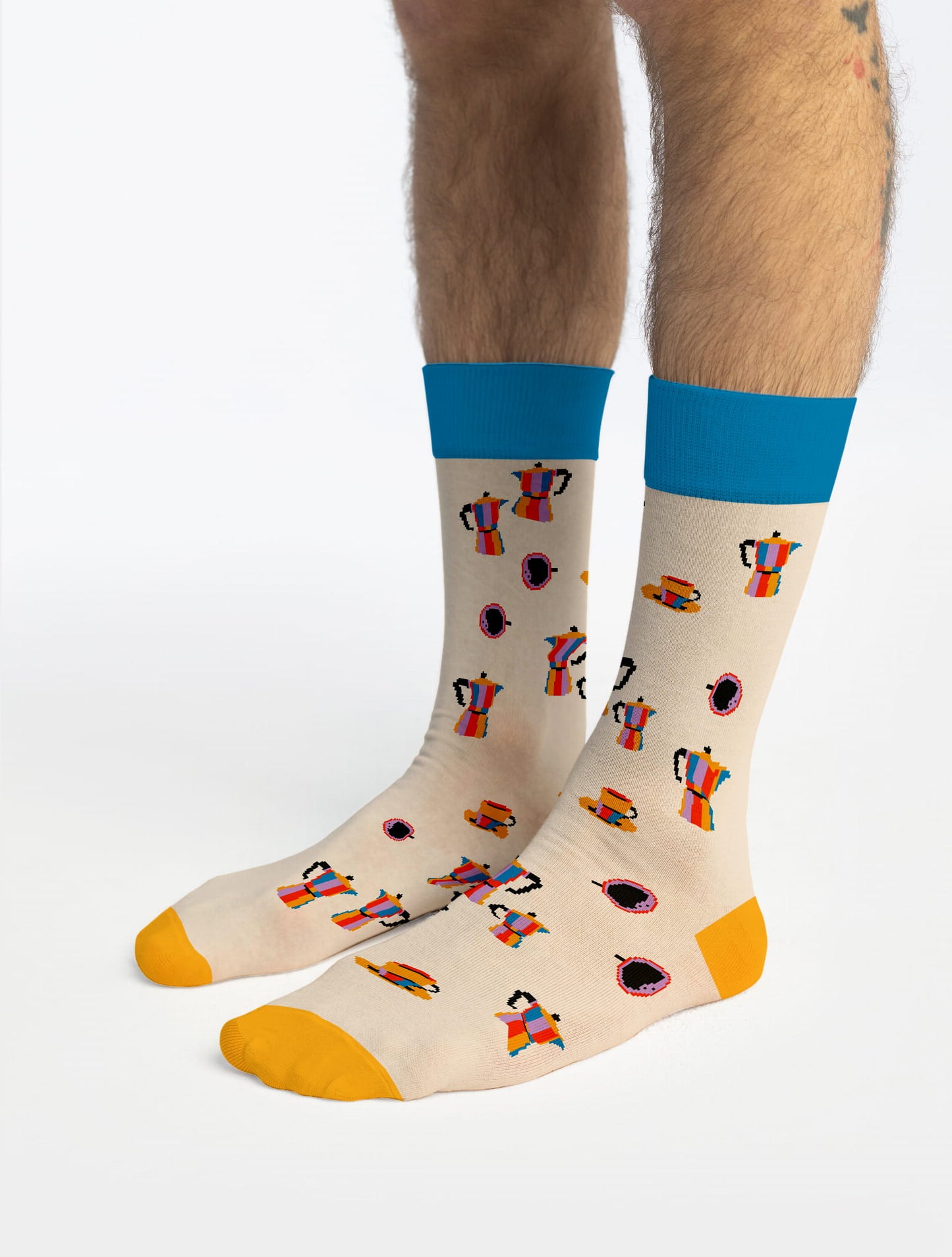 Banana Socks | גרבי כותנה בהדפס קפה