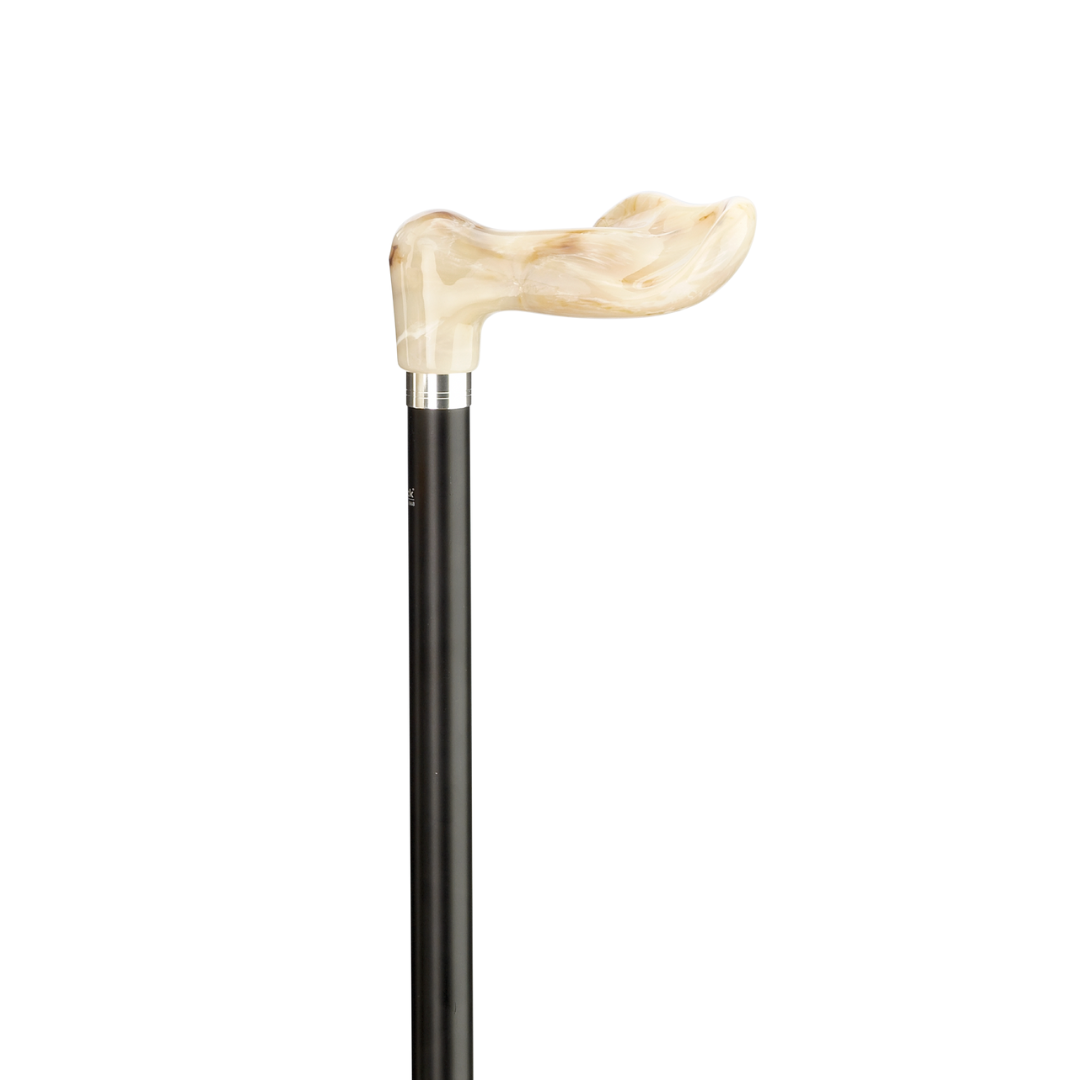 מקל הליכה אלומיניום עם ידית אנטומית ימין/שמאל - דגם ארנסברג