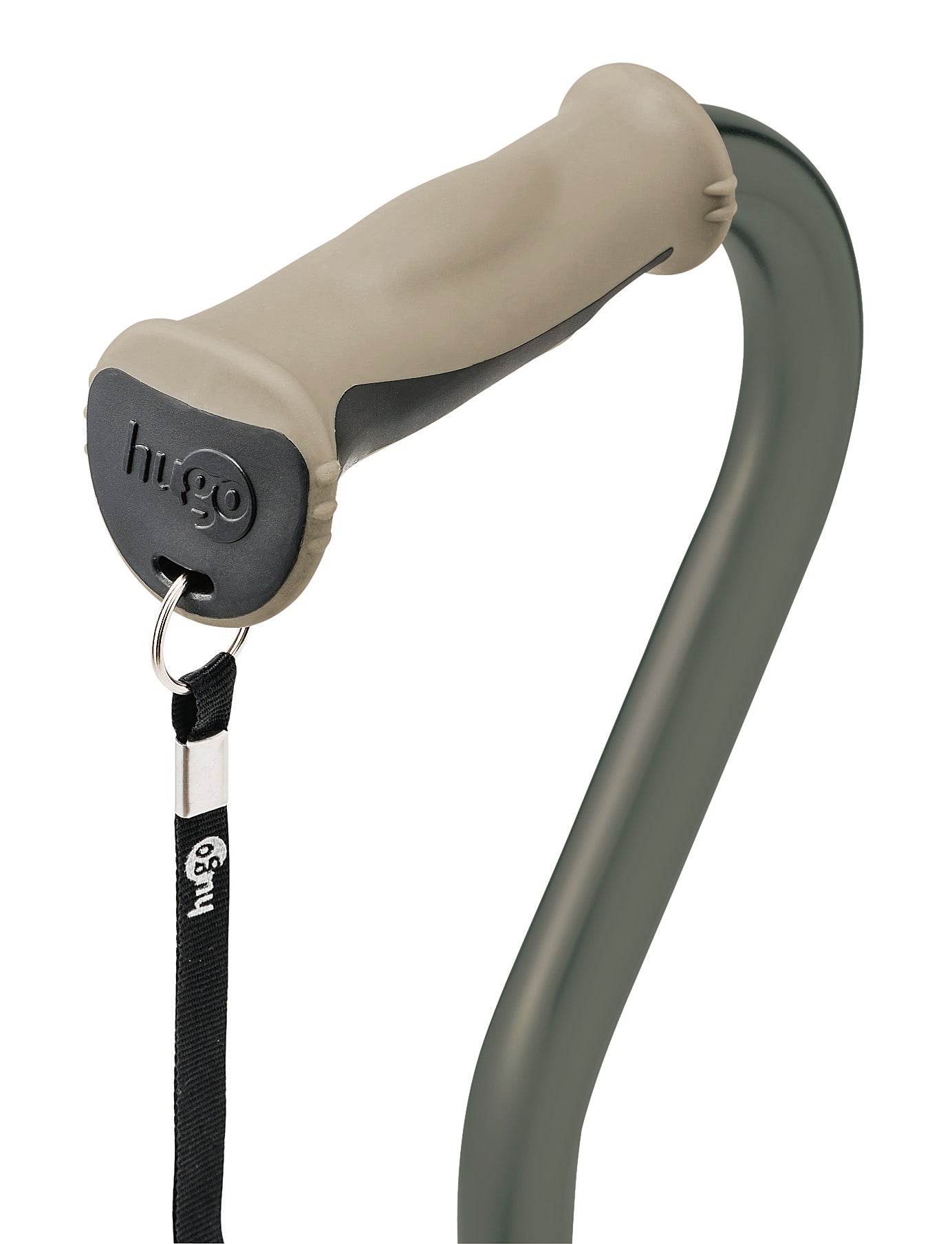 מקל הליכה עם ידית דרבי - דגם אופסט ירוק